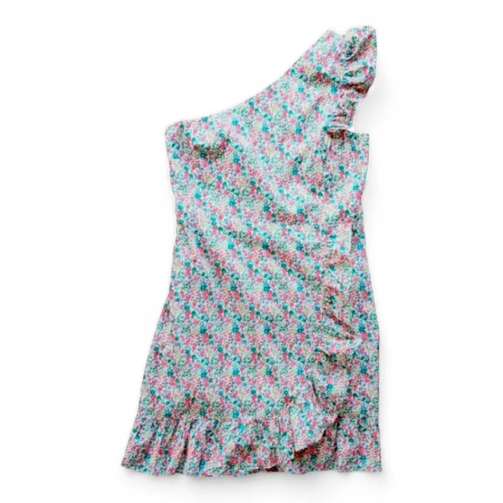 J. Crew x Liberty Print Georgina Ruffled Floral Dress Women's Sz 14